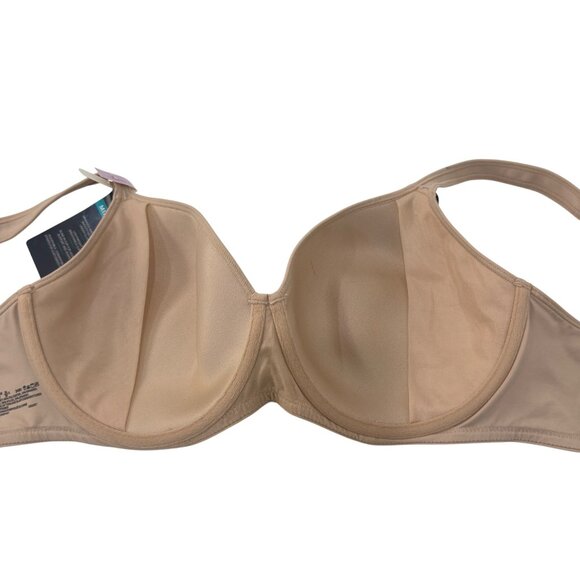 Bali Women One Smooth U Ultra Light Underwire Bra 3490 Size 36D Beige - Picture 9 of 11
